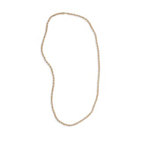 Omni 16" Necklace | 4mm | Pave Detail | Yellow Gold