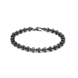 Omni Bracelet | 5.5mm | Pave Detail | Black Gold