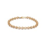 Omni Bracelet | 5.5mm | Pave Detail | Yellow Gold