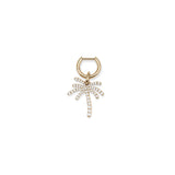 Paradisa Single Earring | Pave | Yellow Gold