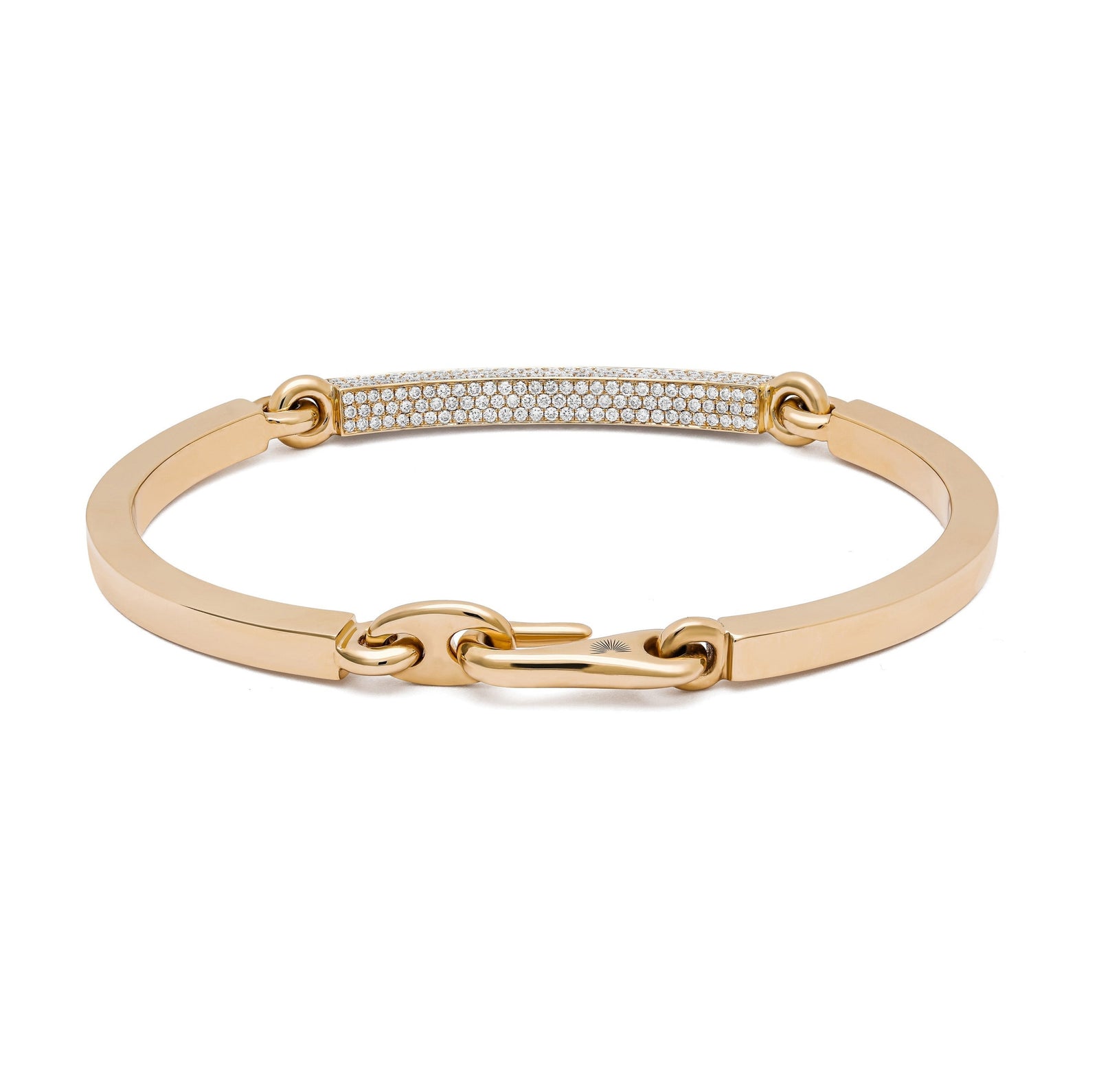 Perihelion Bracelet | 1/3 Pave | Yellow Gold