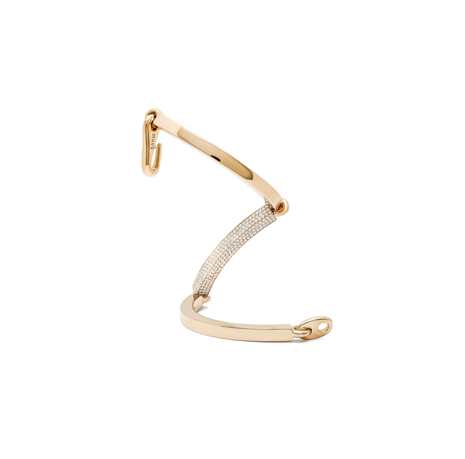 Perihelion Bracelet | 1/3 Pave | Yellow Gold
