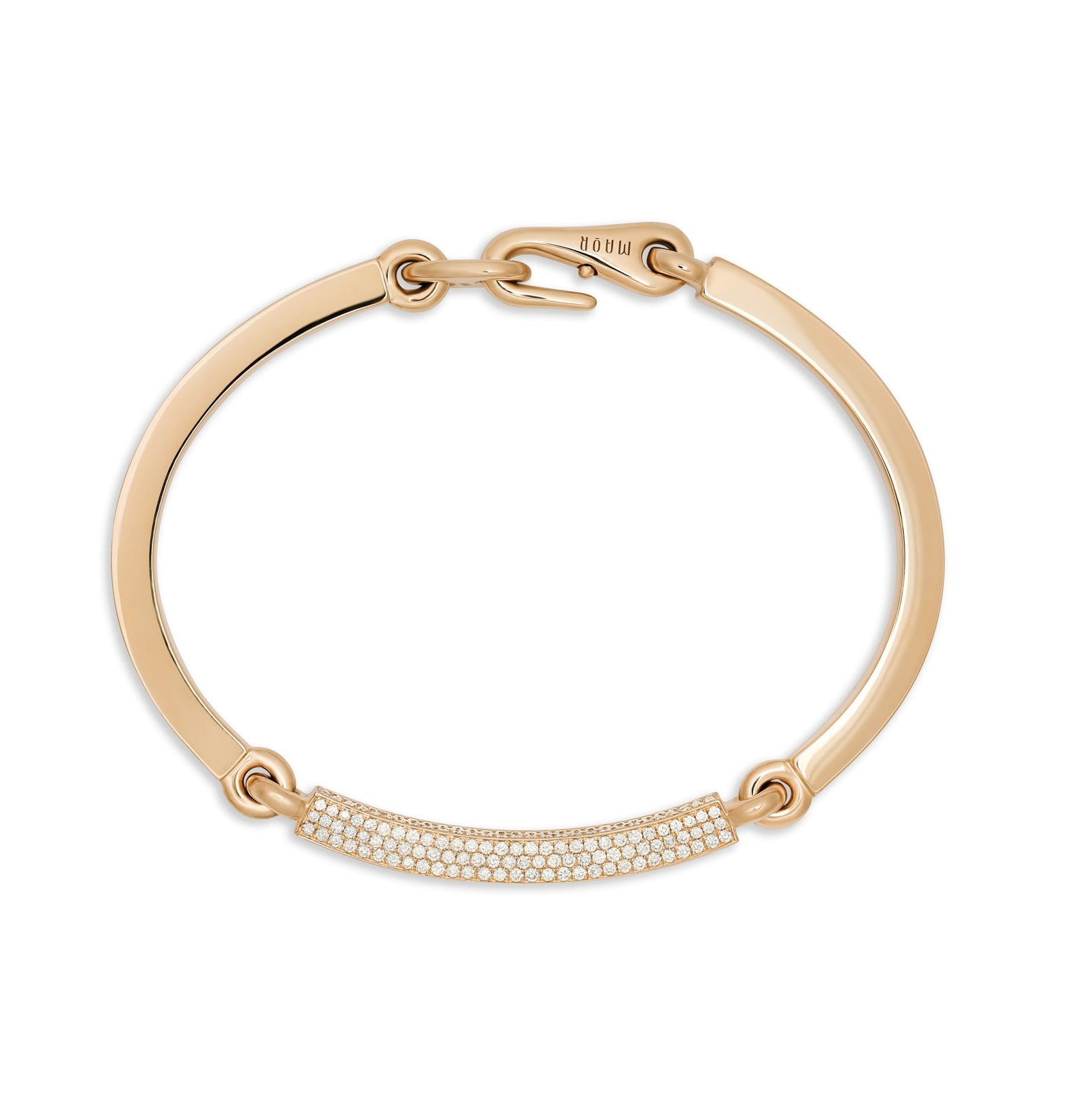 Perihelion Bracelet | 1/3 Pave | Yellow Gold