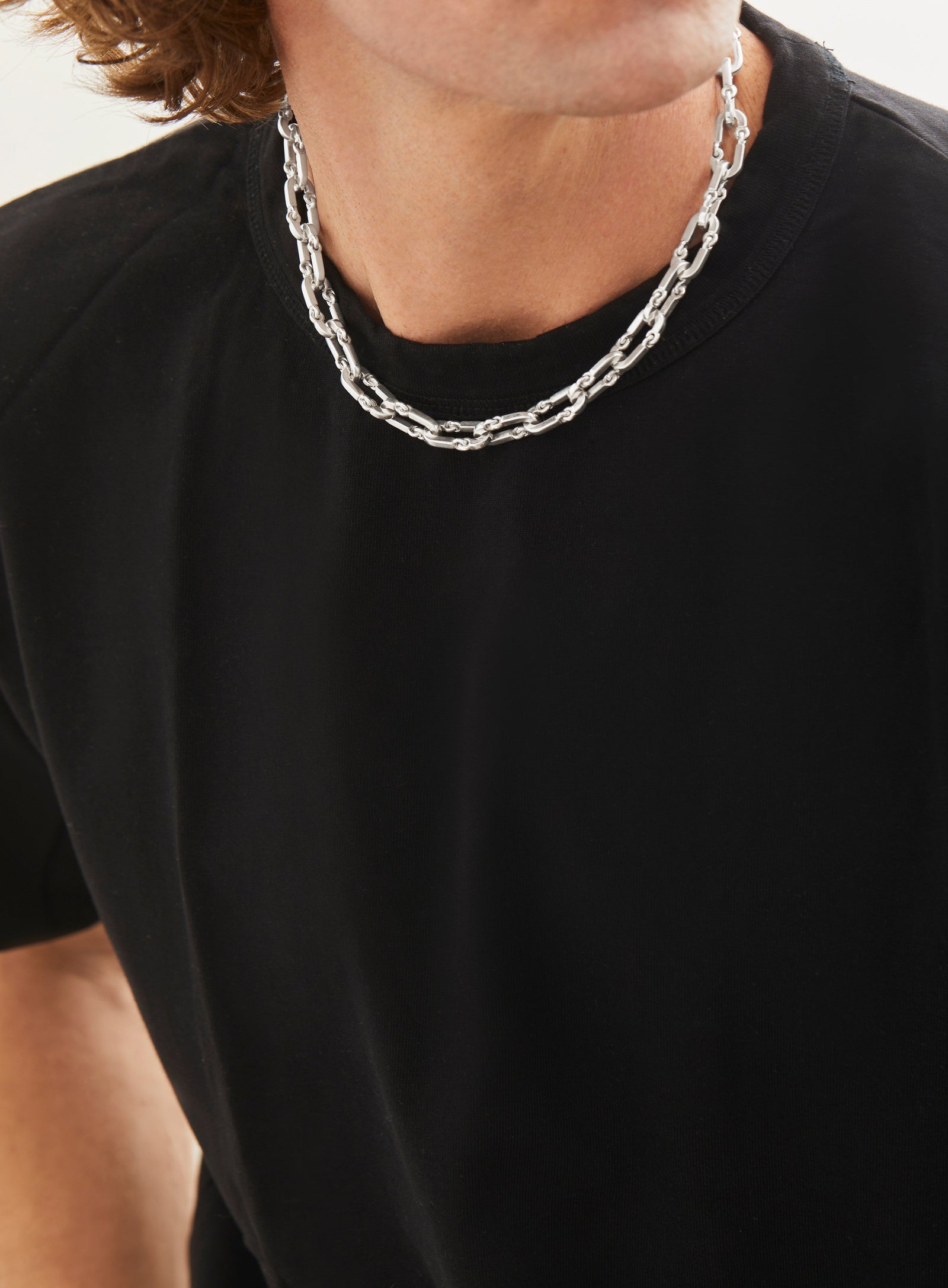 Perihelion Link Necklace in Silver