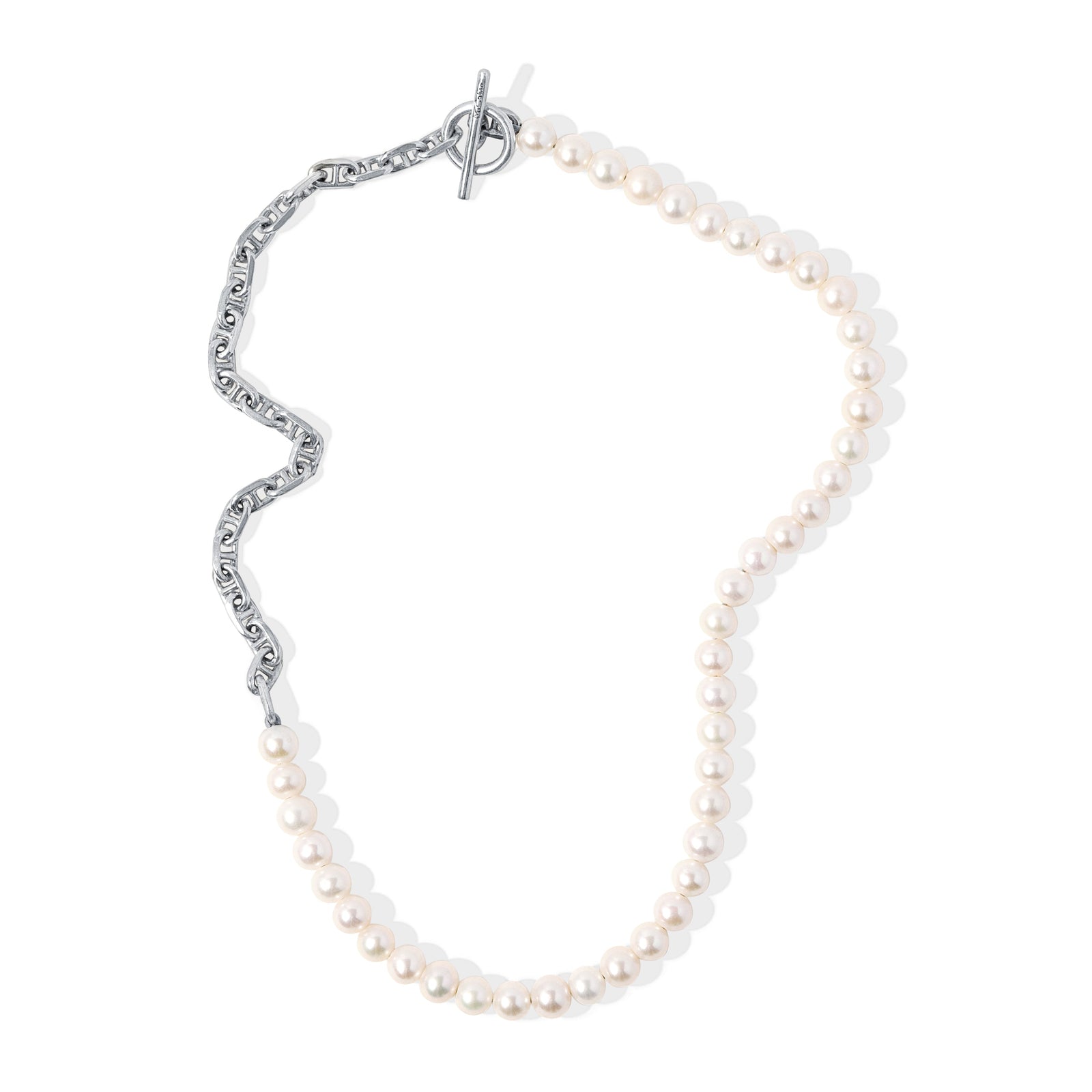 Perla Marinia Necklace | White Pearls | Sterling Silver