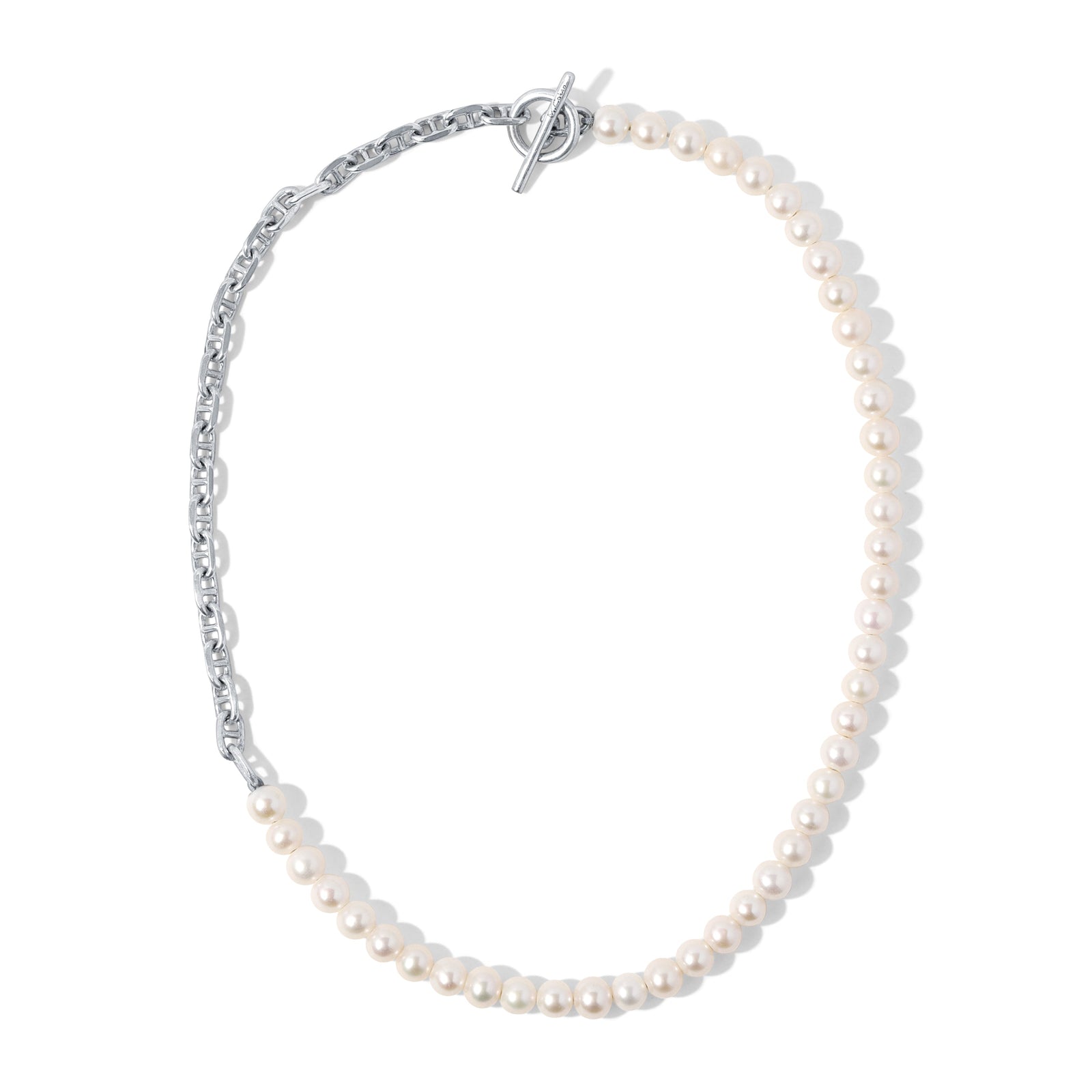 Perla Marinia Necklace | White Pearls | Sterling Silver
