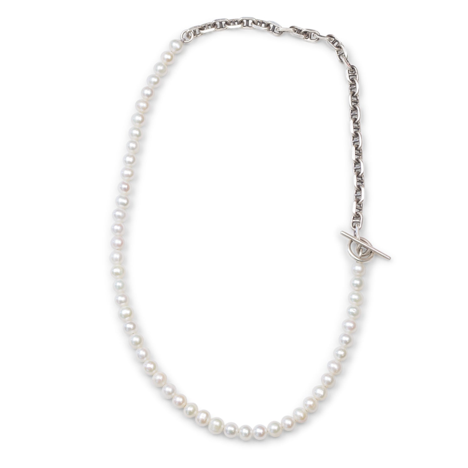 Perla Marinia Necklace | White Pearls | Sterling Silver