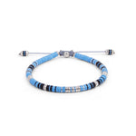 MAOR Rizon African bead bracelet with sterling silver