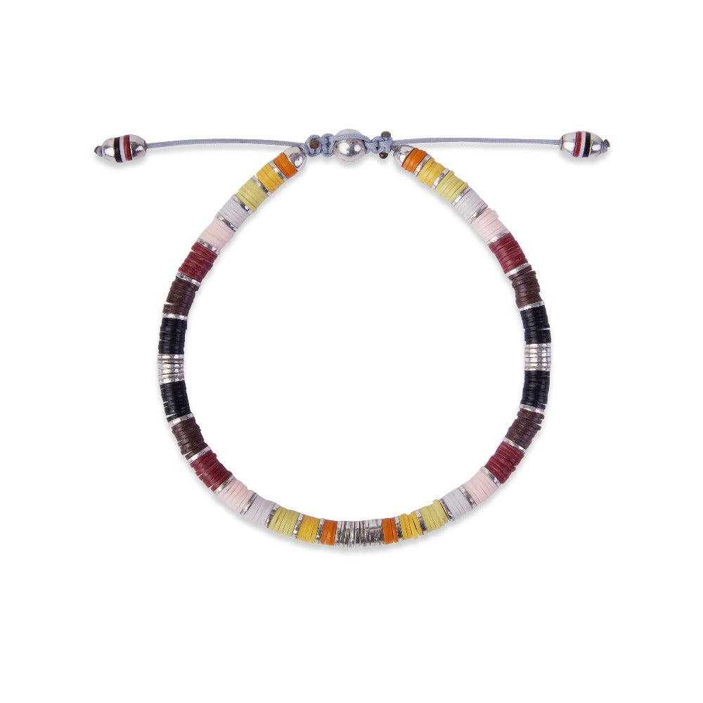 MAOR MCohen Rizon African bead bracelet in sterling silver