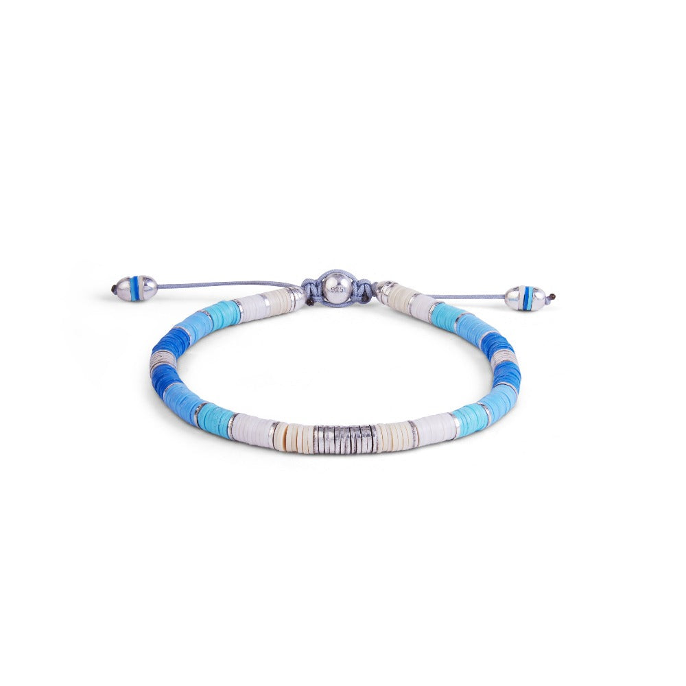 MAOR MCohen collection Light Blue African bead bracelet