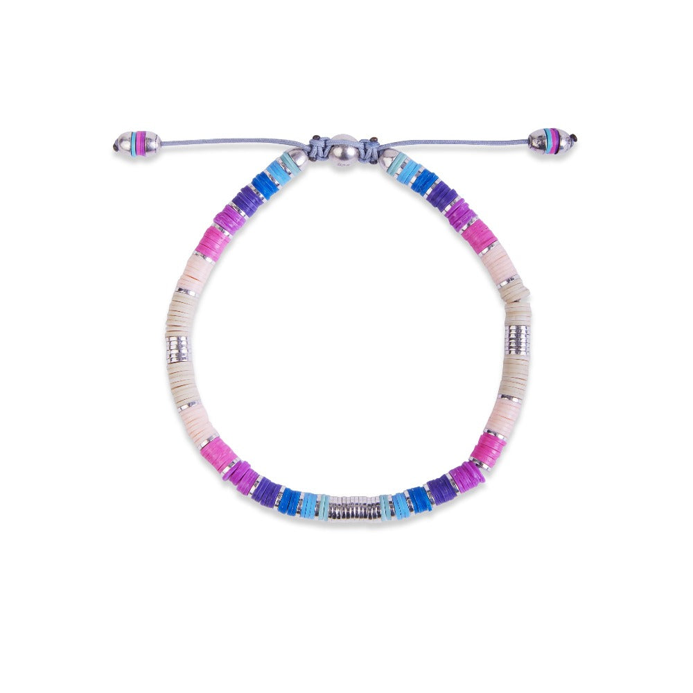 MAOR MCohen collection hot pink Rizon African bead bracelet