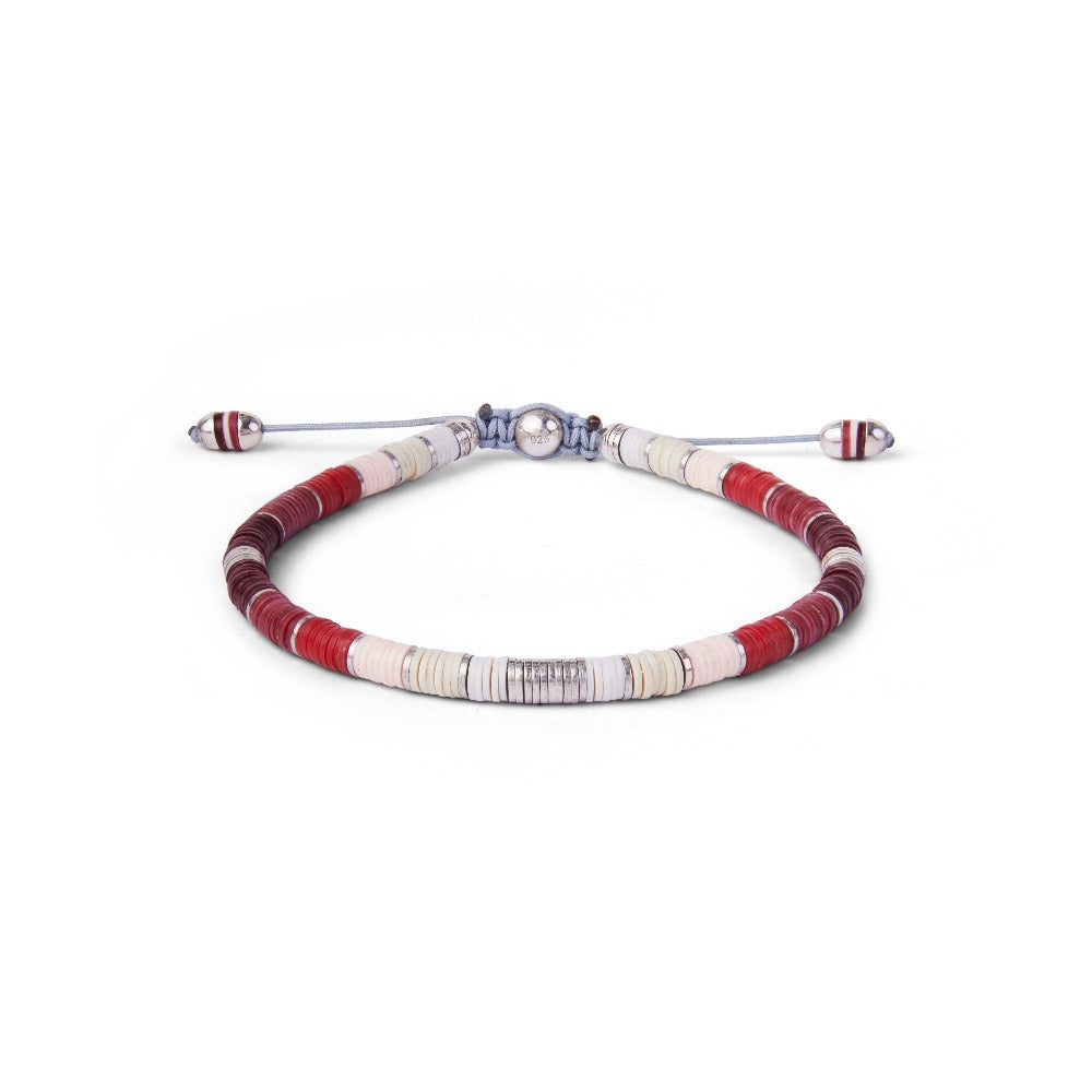 MAOR MCohen collection Rizon Wine African bead bracelet