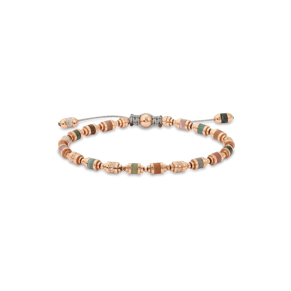MAOR Saguaro and rose gold bead necklace