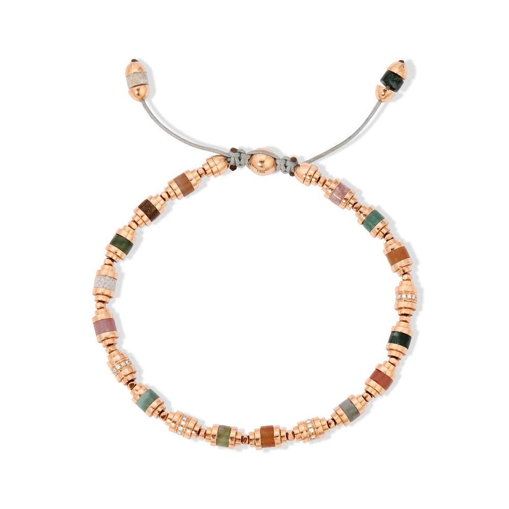 MAOR Saguaro and rose gold bead necklace