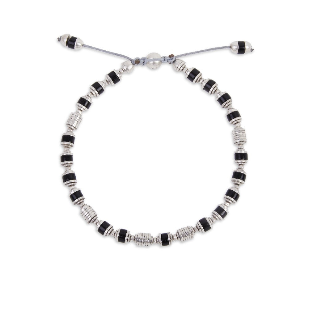 MAOR Saguaro bracelet sterling silver and black agate