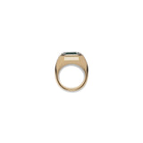 Solitaire Ring | Emerald | Mixed Metals