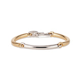 Two Tone Yellow Gold White Gold Solstice Bracelet- MAOR