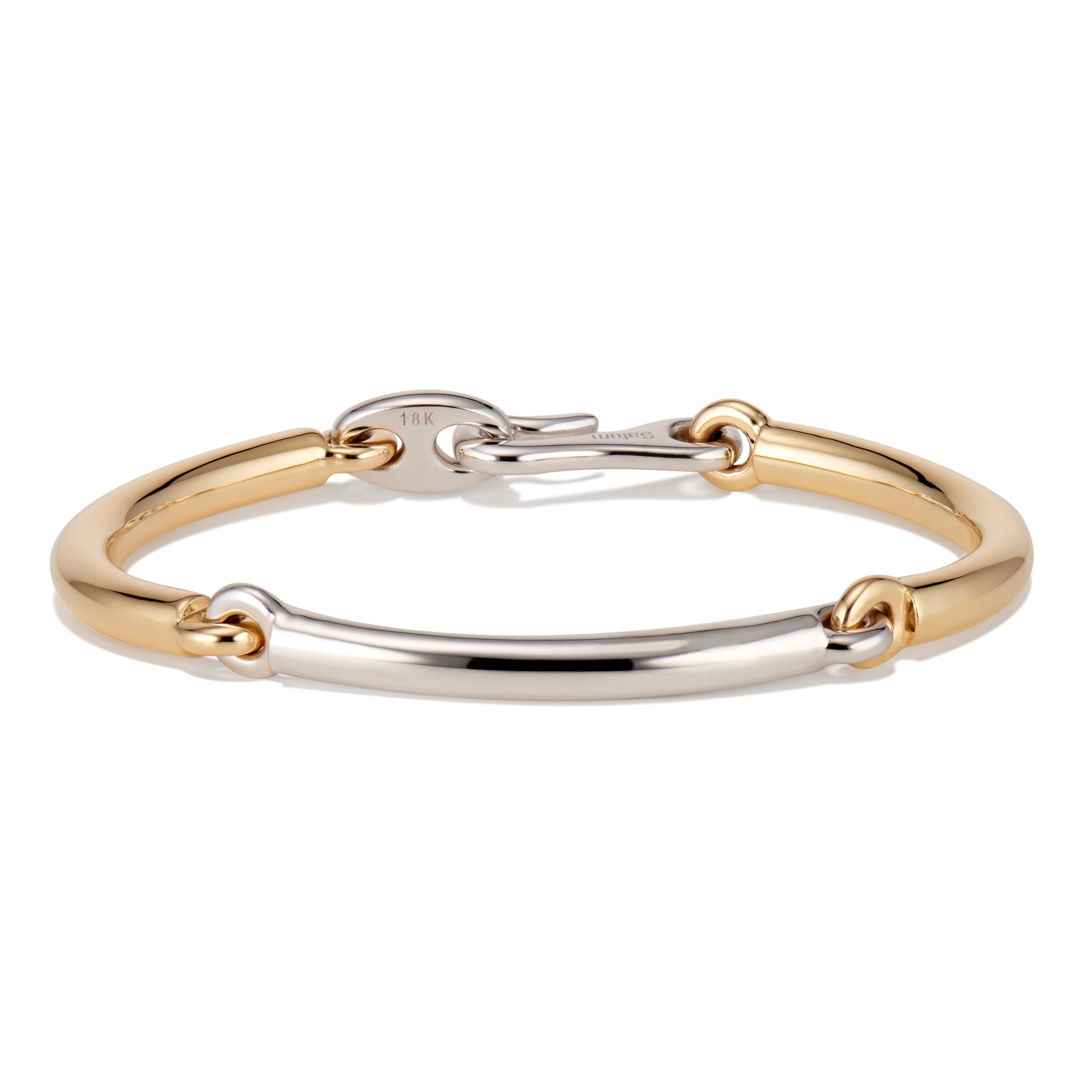 Two Tone Yellow Gold White Gold Solstice Bracelet- MAOR