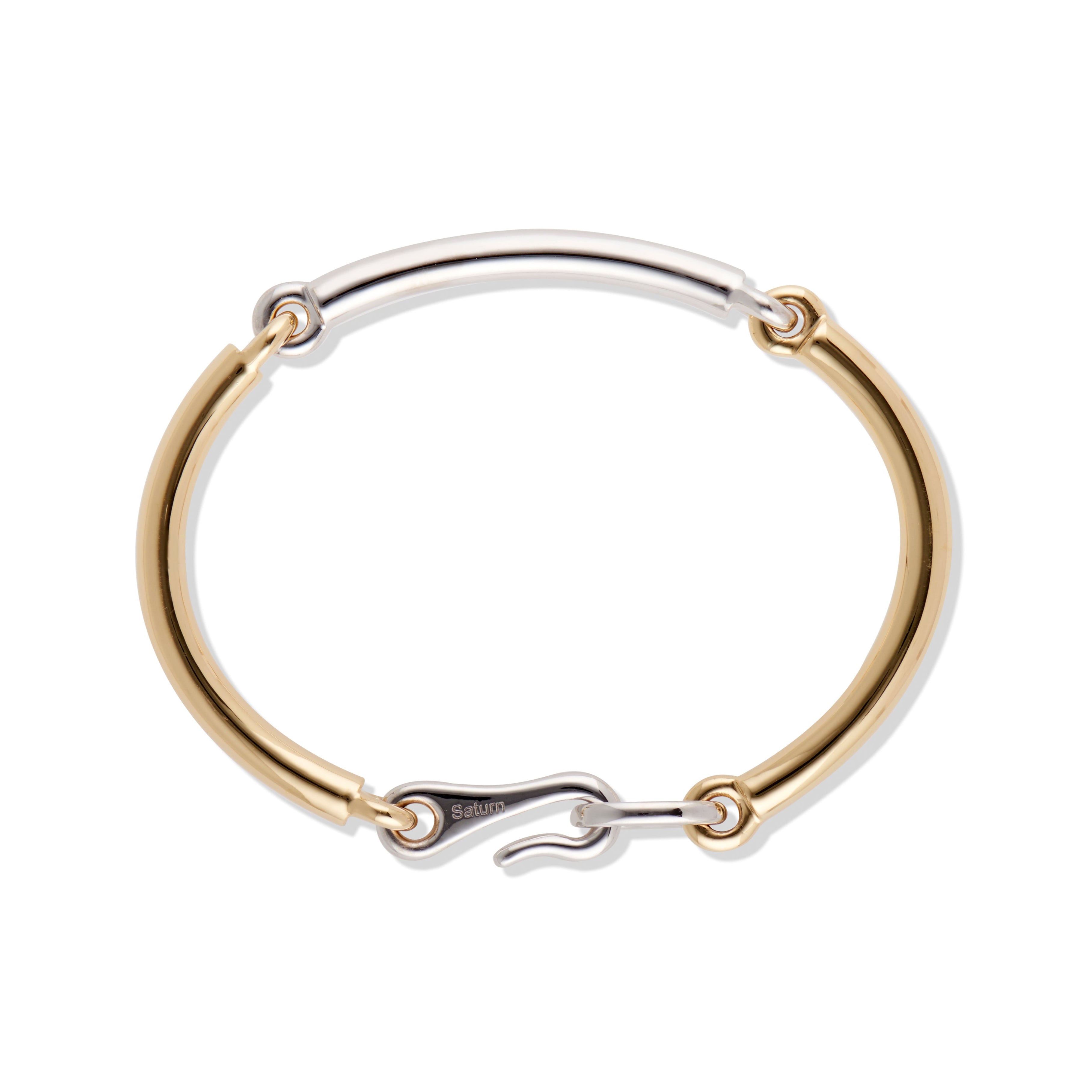 Two Tone Yellow Gold White Gold Solstice Bracelet- MAOR