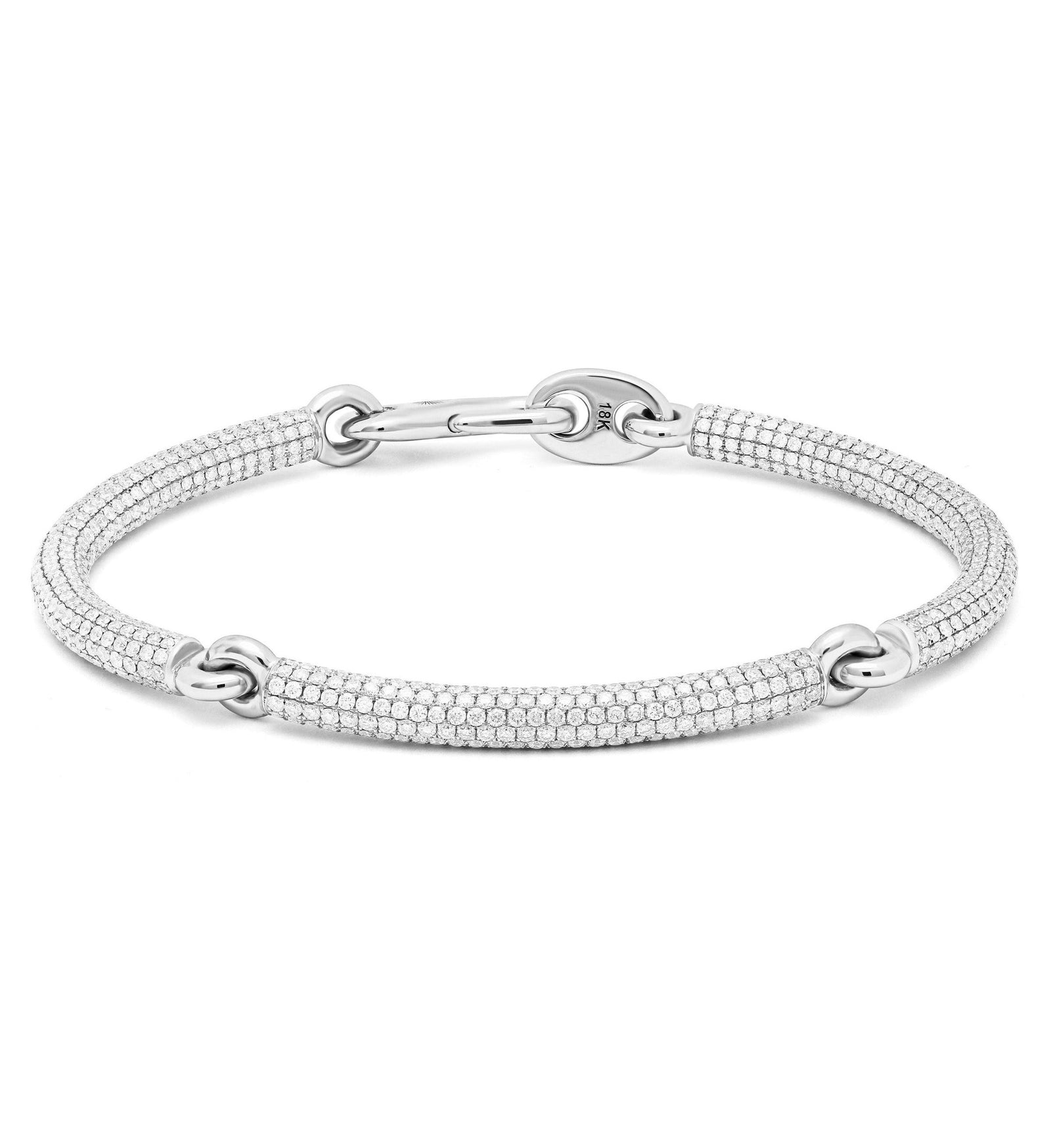 Solstice Bracelet | Full Pave I White Gold