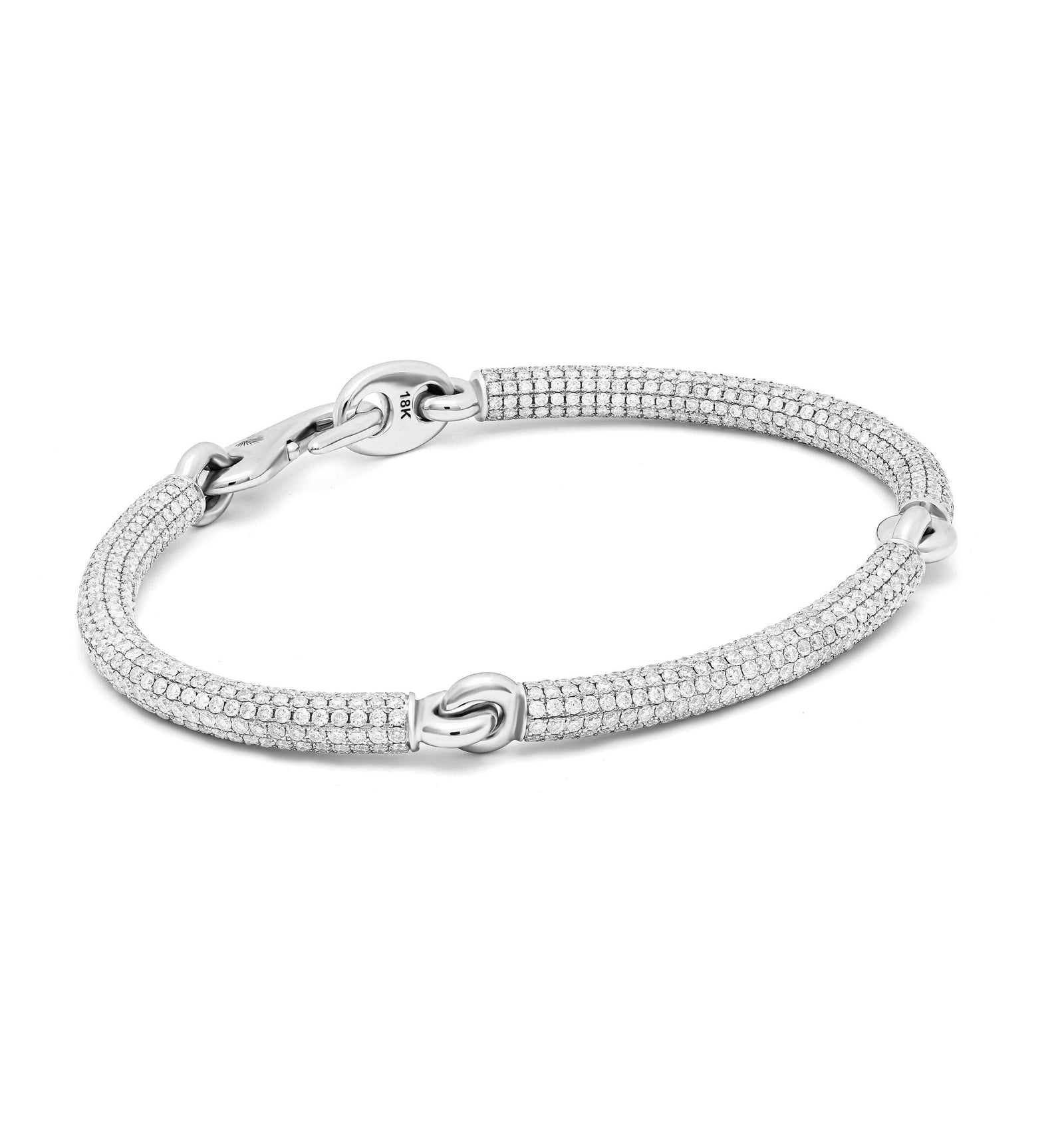 Solstice Bracelet | Full Pave I White Gold