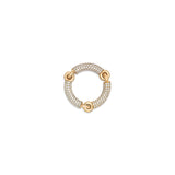 Solstice Ring | Full Pave | Yellow Gold