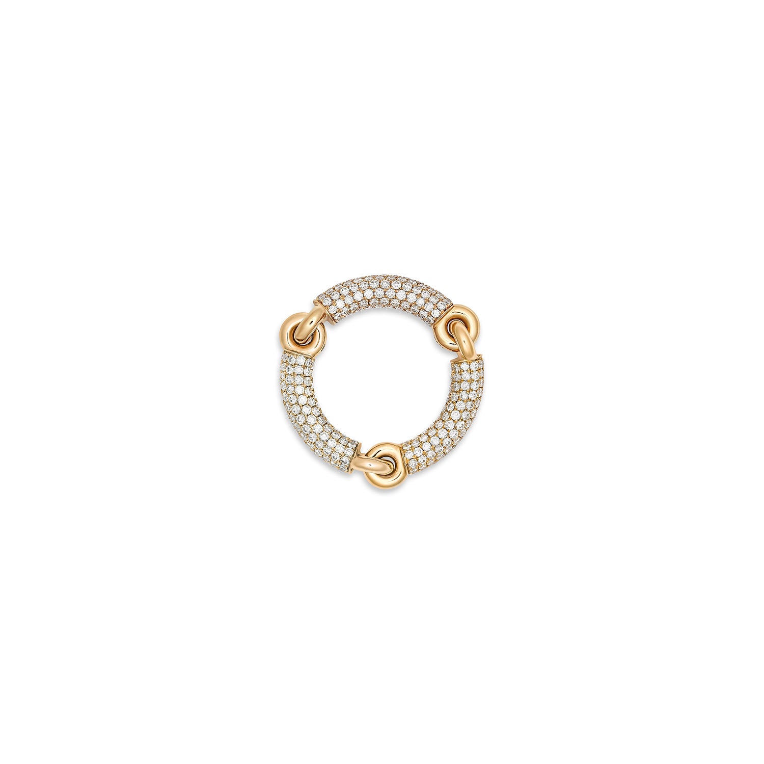 Solstice Ring | Full Pave | Yellow Gold