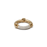 Solstice Ring | 1/3 Pave | Yellow Gold
