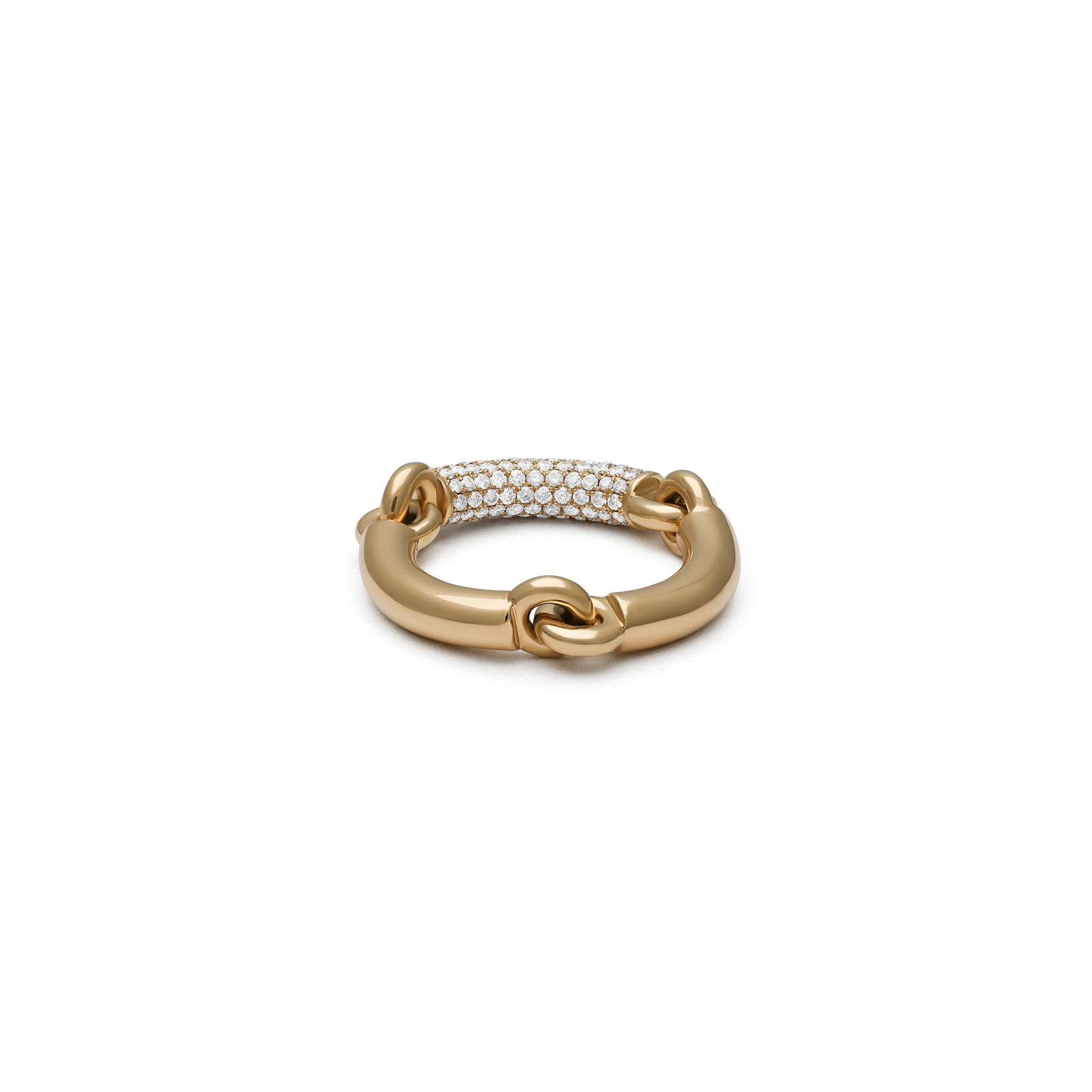 Solstice Ring | 1/3 Pave | Yellow Gold