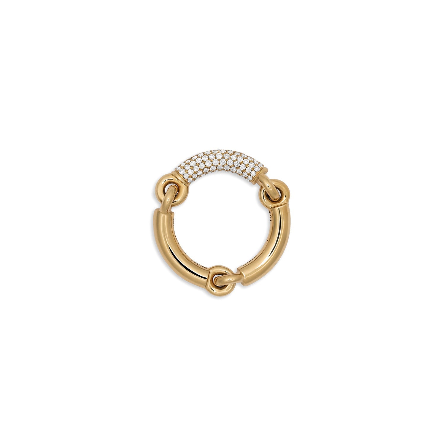 Solstice Ring | 1/3 Pave | Yellow Gold