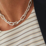 Solstice Link Necklace | Sterling Silver