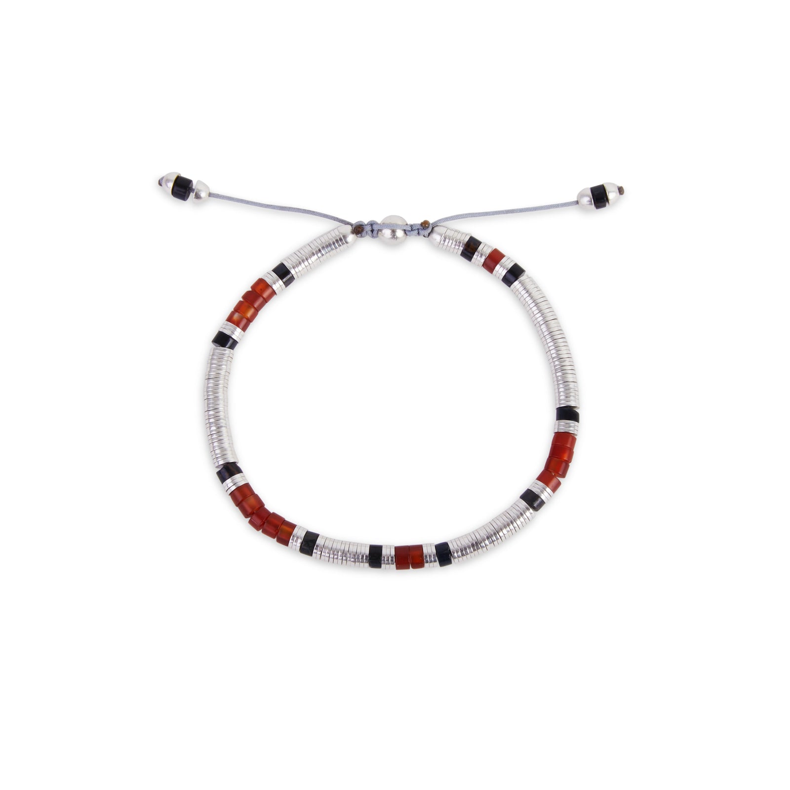 MAOR M.Cohen collection Sonoran sterling silver washer and chrysoprase bracelet