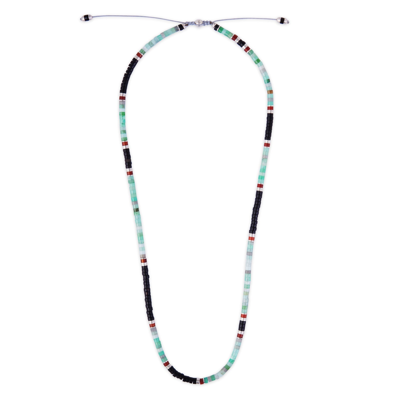 Sonoran Bead Necklace | Chrysoprase I Sterling Silver