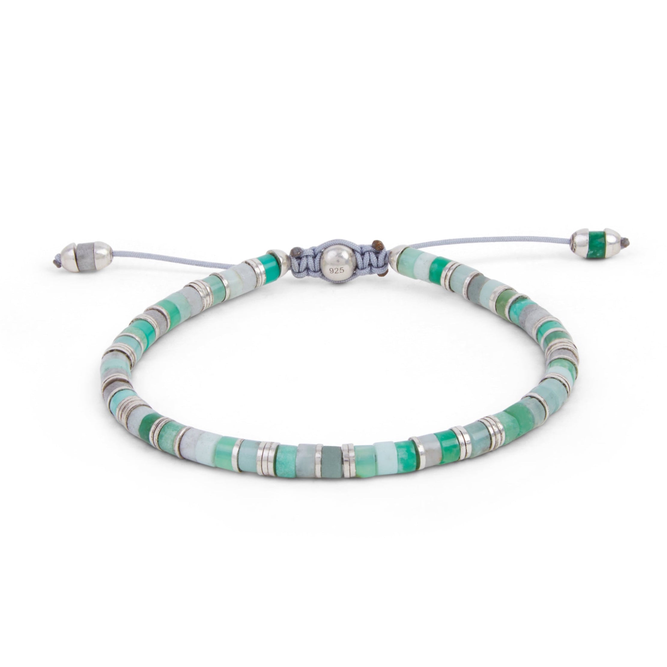 MAOR M.Cohen tucson bracelet in sterling silver and chrysoprase