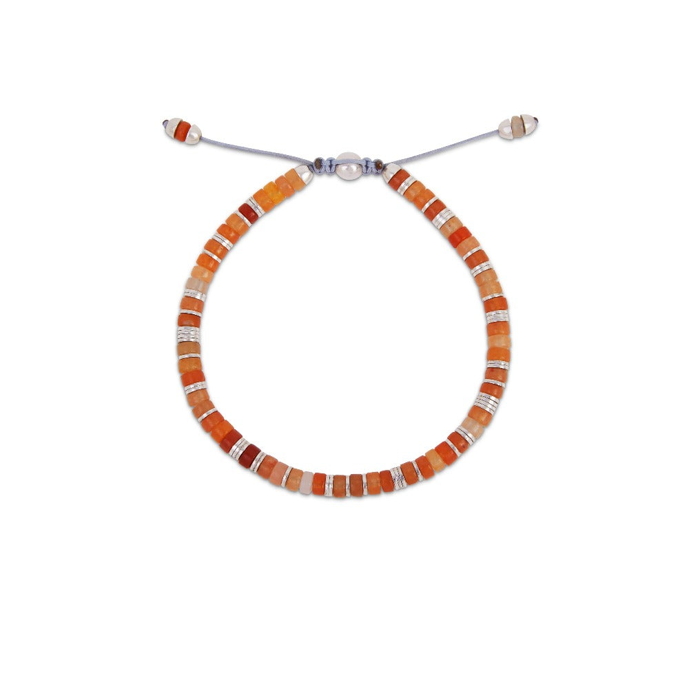 MAOR M.Cohen tucson bracelet in sterling silver and red aventurine