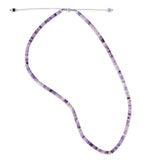 MAOR Tucson bead necklace in Amethyst and sterling silver