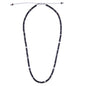 MAOR Tucson blue tigers eye and sterling silver bead necklace
