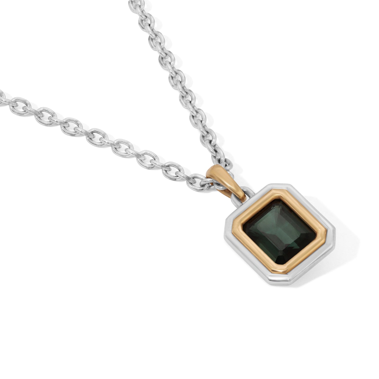 Equinox XSmall Blue Topaz Necklace | Mixed Metal