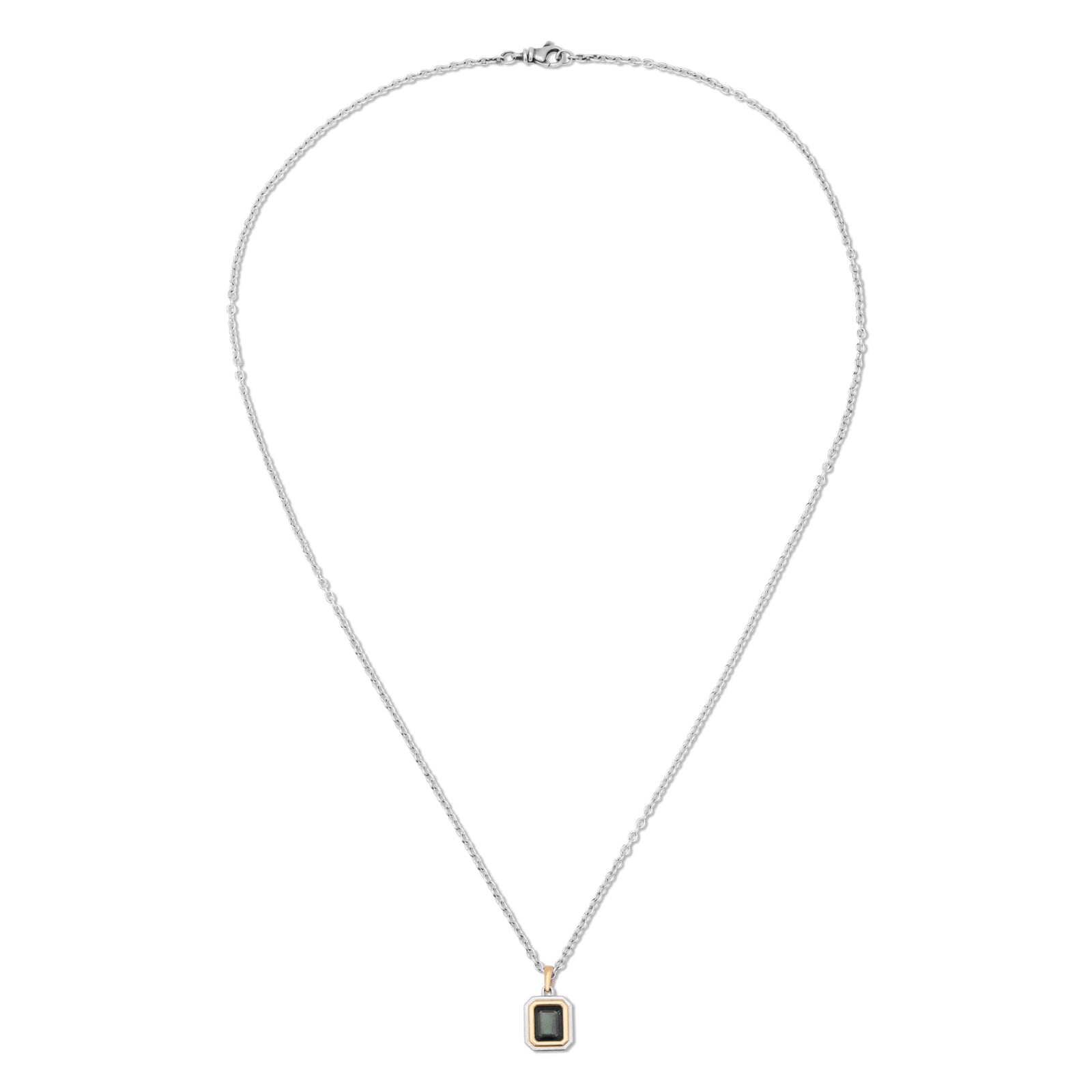 Equinox XSmall Blue Topaz Necklace | Mixed Metal