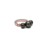 Aphelion Pearl Ring | Rose Gold